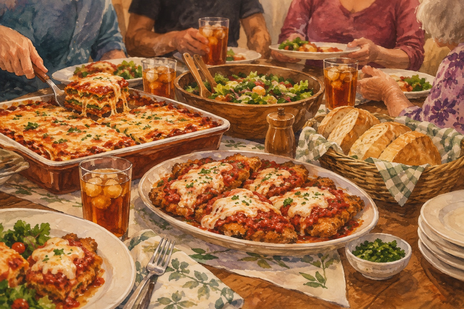 Feast for 3 mothers