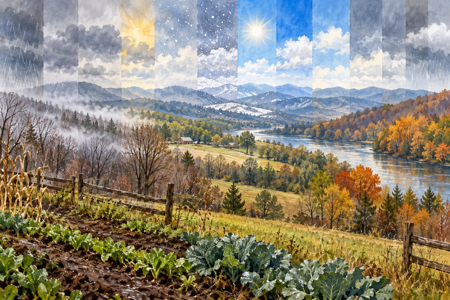 The first 12 days of the year… Weather wise for the year 2017